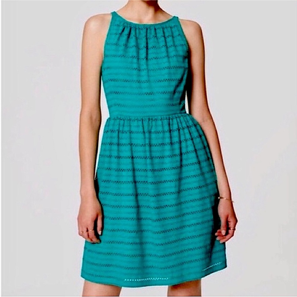 Ann Taylor LOFT eyelet fit and flare sundress